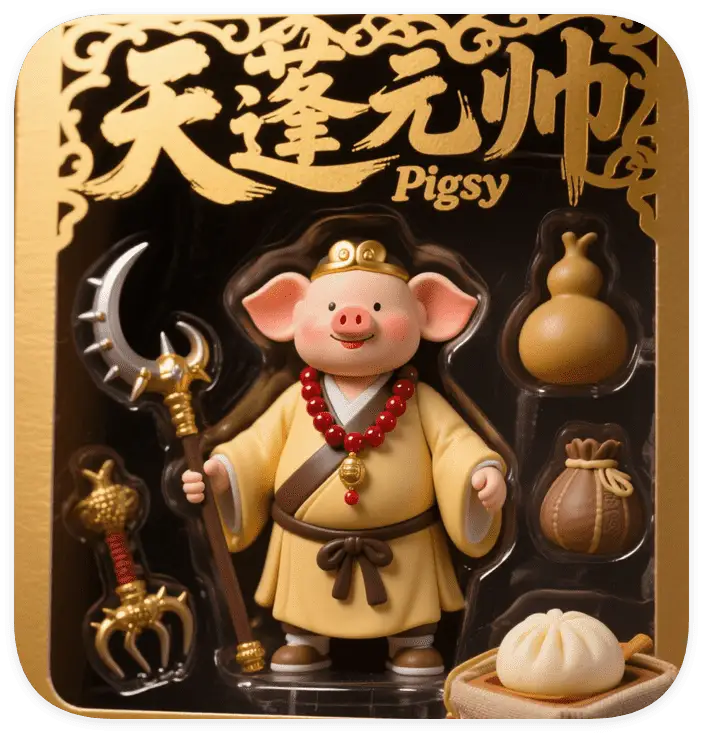 AI绘图指令|卡通动漫盲盒3D立体风格 - 万类AI-万类AI