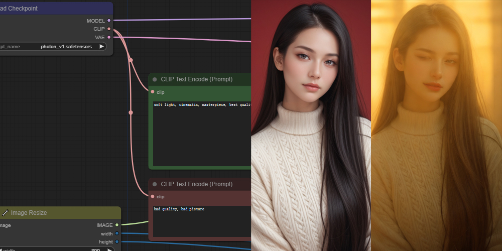 AI高级实时肖像打光ComfyUI 工作流节点 - 万类AI-万类AI