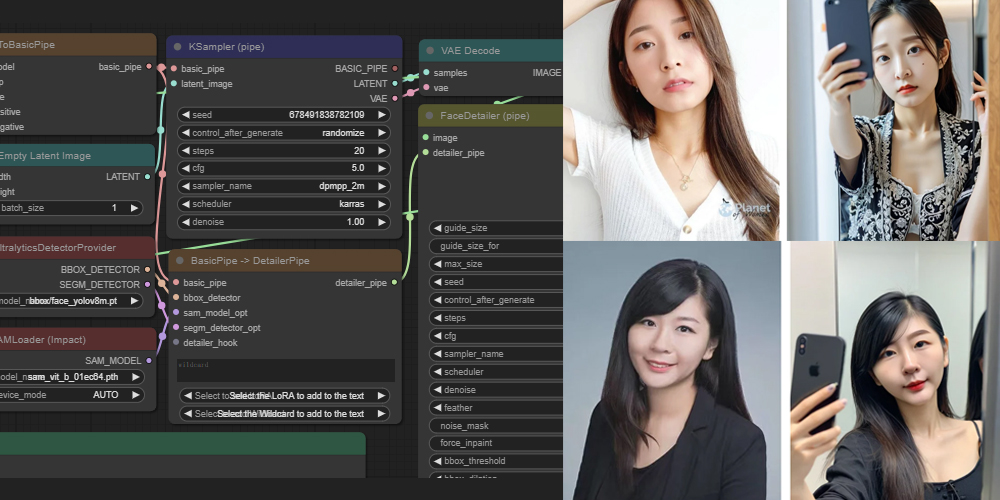 假装自拍Fake Selfie ComfyUI 工作流节点 - 万类AI-万类AI