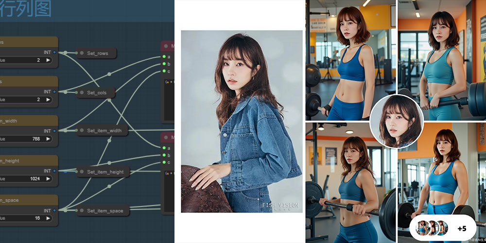 健身房分享图ComfyUI 工作流节点 - 万类AI-万类AI
