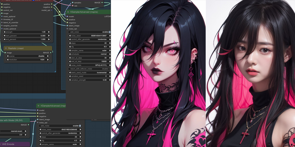 动漫转真人风格转绘ComfyUI 工作流节点 - 万类AI-万类AI