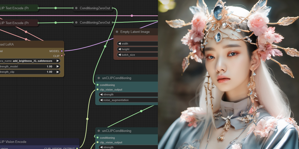 双图合并融合ComfyUI 工作流节点 - 万类AI-万类AI