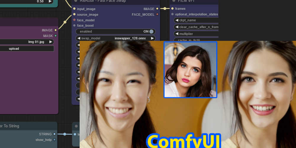 快速精准换脸ComfyUI 工作流节点 - 万类AI-万类AI