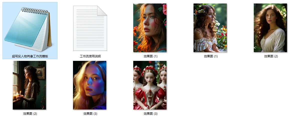 超写实人物肖像摄影playground+自动提示关键词优化+面部修复ComfyUI 工作流节点预设下载 - 万类AI-万类AI