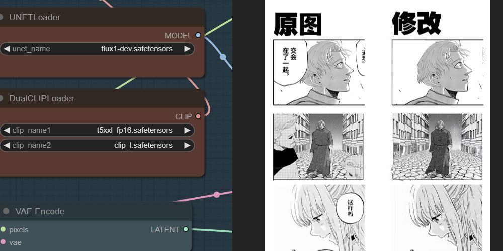 静止系MAD漫画修补ComfyUI 工作流节点 - 万类AI-万类AI