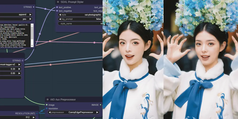 高分辨率高清放大ComfyUI 工作流节点 - 万类AI-万类AI