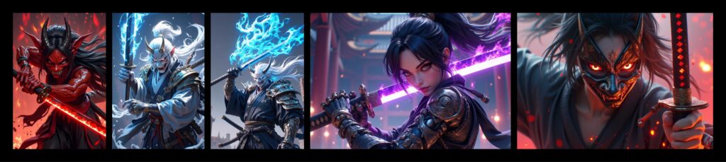 Fantasy Warriors Japan 日本幻想无双 LoRA模型网盘下载 - 万类AI-万类AI