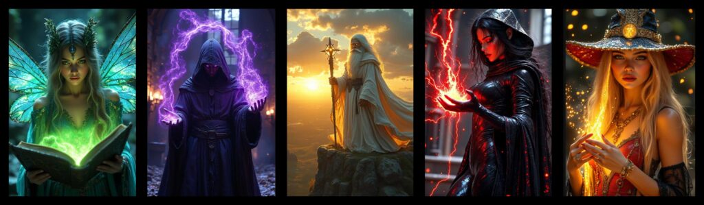 Fantasy Wizard & Witches 奇幻巫师与女巫 LoRA模型网盘下载 - 万类AI-万类AI