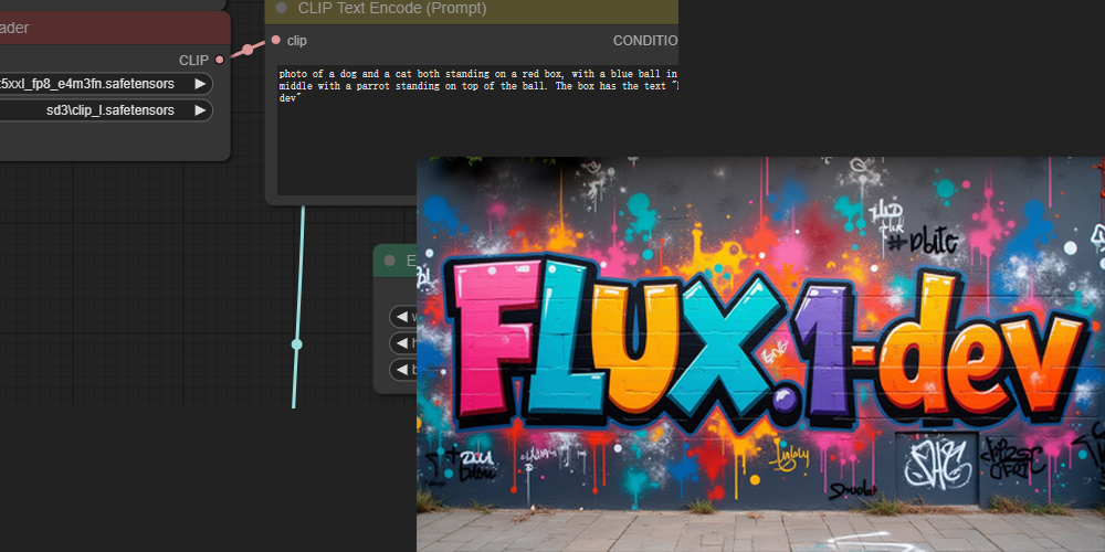 FLUX1-dev演示ComfyUI 工作流节点 - 万类AI-万类AI