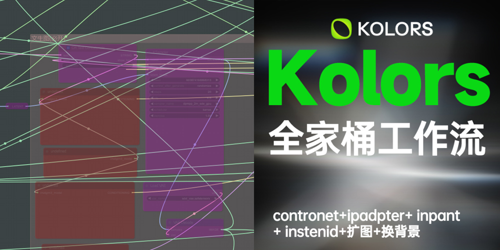 Kolors全家桶ComfyUI 工作流节点 - 万类AI-万类AI